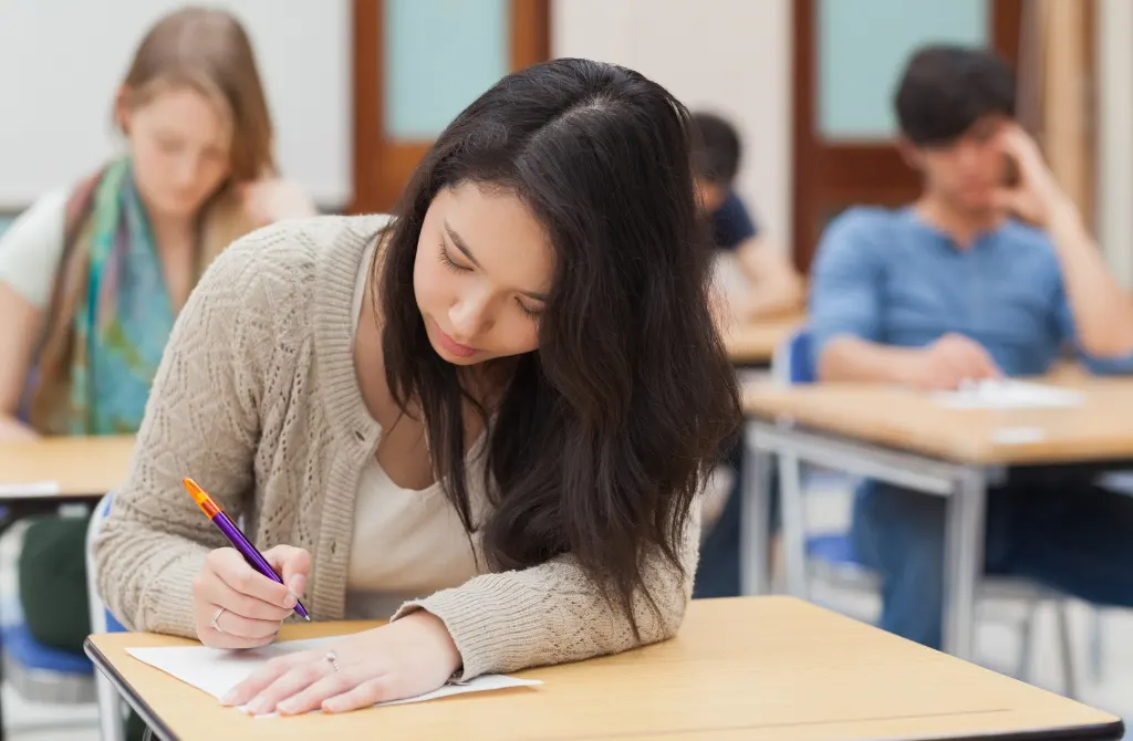 Student taking COMLEX Level 1 exam Student taking COMLEX Level 1 exam